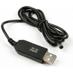 Deste Elektronik 5V-12V USB To Dc 5.5x2.5mm Kablo 12V 1A 5 Volt 12 Volt Yükseltici Superbox Adaptör Çevirici