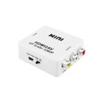 DESTE ELEKTRONİK HDMI to RCA TOS AV Çevirici Dönüştürücü 1080P Mini HDMI2AV Video Conventer - HDMI Giriş RCA Çıkış