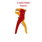 DESTE ELEKTRONİK Kablo Sıyırma Pensesi 0.2-6mm Kablo Soyucu Kablo Soyma Pensesi Kablo Sıyırıcı Kesici Pense 5 ADET Pensesi 0.2-6mm Kablo Soyucu Kablo Soyma Pensesi Kablo Sıyırıcı Kesici Pense