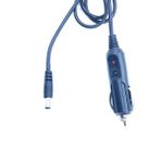 DESTE ELEKTRONİK Ledli Kablolu 12 Volt Süperbox Modem Araç Çakmaklık Şarj Kablosu 5.5-2.5mm