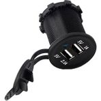 Deste Elektronik Montajlanabilir Araba Tekne Için Dual USB Şarj Soketi 5V 2.1A