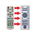 DESTE ELEKTRONİK Projeksiyon Kumandası PA503 PG700 PS500 PS501 VS16907 VS16909 ile uyumlu