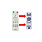 DESTE ELEKTRONİK Projeksiyon Kumandası Th550 Mh550 Ms550 Mw550 Mx550 Mw707 Mx707 ile uyumlu