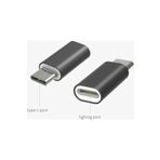 DESTE ELEKTRONİK Type C - Apple Iphone Lightning Çevirici Dönüştürücü (KULAKLIK IÇİN UYUMLU DEĞİLDİR)