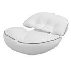 Destek Hamilelik Yastığı, Uykuyu Teşvik Edin Nefes Alabilir, Rahat, Ergonomik Tasarım Yan Yan Gebelik Yastığı, Hamile Kadınlar Için Temizlemesi Kolay (WHITE)