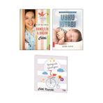 Destek Yayınları Bebek Uyku Kitabı + Hamilelik ve Doğum Banu Çiftçi + Spiralli Ciltli Bebek Günlüğü / 3lü Set