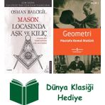 Destek Yayınları Mason Locasında Aşk ve Kılıç + Geometri + Dünya Klasiği Hediye - Hayır