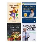 Destek Yayınları Yeni Nesil Diyet-Sirkadiyen Beslenme-Ketojenik Diyet-Ketojenik Yaşam 4 KİTAP SET