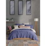 Destiny Hometex 4 Katlı Multi Muslin %100 Pamuk Çift Kişillik Yatak Örtüsü - 230 x 250 cm - İndigo