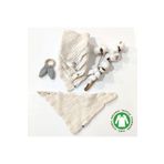 destinyhometex %100 Pamuklu 8 Kat Muslin Kumaş Çift ÇıtÇıtlı 5'li Bebek Mama Önlüğü/Ağız Mendili