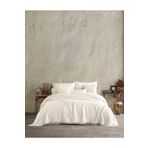 destinyhometex Bej Jakarlı Naturel 4 Katlı Muslin %100 Pamuk Tek Kişillik Yatak Örtüsü/Pike 160x240cm
