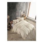 destinyhometex Ivory Tek Kişilik 160 X 240cm Yatak Örtüsü/1 Adet 50x70cm Yastık 4 Katlı Multi Muslin %100 Pamuk