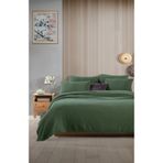 destinyhometex Orman Yeşili 4 Katlı Muslin %100 Pamuk Çift Kişilik Saçaksız Yatak Örtüsü/Pike 200 X 240cm
