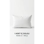 Destiva Home 1’li Premium Boncuk Silikon Kırlent İçYastık 40x60 cm 400 gr Dolgun Çökme Yapmaz Vakumlu Yıkanabilir