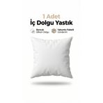 Destiva Home 1’li Premium Boncuk Silikon Kırlent İçYastık 45x45 cm 350gr Dolgun Çökme Yapmaz Vakumlu Yıkanabilir