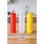 Destpak 1000 ML 3 ADET Sos Yağ Şişesi - Sos Kabı - Şeflerin Yağ Kabı - Profesyonel Yağdanlık Sosluk