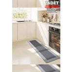Destpak 50x120cm (EKSTRA KALIN) Su Emici Kaymaz Tabanlı Banyo Paspası - Mutfak Tezgah Önü Paspası - Uzun