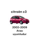 DETAYOTO Citroen c3 2002-2009 Pandizot bagaj rafi