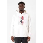 Detective Conan Anime Shinichi Kudo Beyaz Erkek 3İp Kapşonlu Sweatshirt