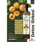Detox Sirkesi Kayısı Pulplu Bitkisel Karışımlı Detoks Sirke 500ml