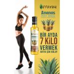 Detoxum İLK HAFTADA HAFİFLE!! ananas detoks sirkesi zayıflama diyet ürünleri detox form sirke bitkisel besin çayı zayıflatmak destekleyici odem vesıskınlık - 240 gr