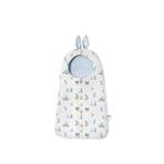 DEUX LAPINS% 100 Pamuk Bebe Lapin Mavi Pamuk Muslin Kundak Battaniye BSSNT1018