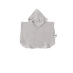 Deux Lapins %100 Pamuk Cotton Grey Müslin Bebek Panço Bornoz - Gri