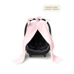 Deux Lapins %100 Pamuk Innocent Pink Müslin Kız Bebek Puset Örtüsü - Pembe