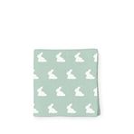 Deux Lapins %100 Pamuk Mono Lapin Matcha Green Müslin Bebek Bakım Örtüsü 120 X 120 Cm - Yeşil