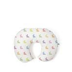 Deux Lapins %100 Pamuk Rainbow Lapin Blue Müslin Bebek Emzirme Destek Yastığı