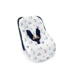 Deux Lapins Açık Mavi Müslin Ana Kucağı Kılıfı