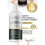 DEVACOS 400 ml Tuzsuz Şampuan Eg.zama Şampuanı Kızarıklık Pullanma Kepek Önleyici Şampuan 9 Aktifli