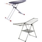 Devecioğlu Harbinger MM-127 Powerboard Alüminyum Ütü Masası 42x123 cm Özellikli Kurutmalık Set - 1 Adet