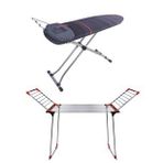 Devecioğlu Mm151 Ultraboard Ütü Masası Mm080 Show Lüx Alüminyum Çamaşır Kurutmalık Set