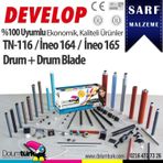 Develop Tn-116 Drum + Drum Blade / Develop Ineo 164 Muadil Drum + Drum Blade