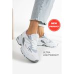 Devida Kadın Beyaz Spor Ayakkabı Günlük Rahat Kaymaz Air Taban Sneaker N110