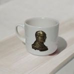 Devigo 3d Atatürk Desenli Kupa - Anlamlı Hediyelik Kupa Bardak Beyaz