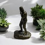 Devigo Atatürk Büstü - Bronz Görünümlü - Özel Tasarım Atatürk Biblosu Siyah