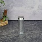 Devigo Cam Baharatlık Tuzluk Biberlik 14 Cm Gümüş
