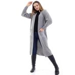 Devinka Kadın Oversize Uzun Cepli Triko Hırka