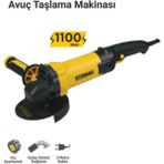 Devir Ayarlı Profesyonel Taşlama Makinesi, 1100 W Güç ile Güçlü Performans - Seçenek 1