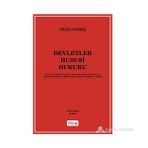 Devletler Hususi Hukuku - Ergin Nomer