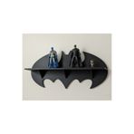 Devotech Batman Duvar Rafı | Çocuk Odası Figürlük | Batmobil Oyuncak Standı 23 cm