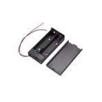 Devremarkt 18650 2Li Pil Kutusu On/Off Anahtar 15Cm Kablolu 2 Adet Seri Lityum Lion Dc 7.4V Kapaklı Batarya