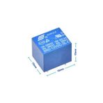 Devremarkt 250V 10A Srd-12Vdc-Sl-C 12V Dc Röle 5 Pin Pcb Montaj Tip 220V No Nc Güç Rölesi