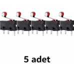 Devremarkt 5 Adet Makaralı Micro Switch Anahtar 5A 5A 250V Rulo Makara Koll