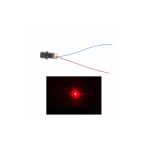 Devremarkt Kablolu Kırmızı Nokta Lazer Modül Plastik Kafa 5Mw 650Nm 3V 5V 6Mm 15 Metre Mesafe Lazer Diyot Modül
