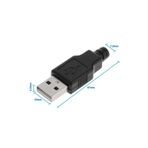 Devremarkt Kutulu Usb Type A Erkek Soket Usb 2.0 4 Pin Plastik Kapak Dıy Tip Elektronik Cihaz Usb