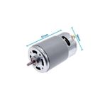 Devremarkt Rs555 Dc Motor 12V 7500Rpm Yüksek Hız Tork Matkap Torna Cnc Router Motor Dairesel