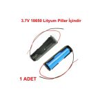 Devremarkt Tekli 1 Li 18650 Pil Yuvası Kablolu Tutucu 3.7V Pil Şarj Kutusu